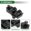 Motoforti Power Window Switch Window Control Switch for Honda CR-V 2002-2006 No.35750S9A305/35750S9AC01ZA Black