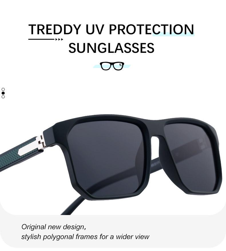 KAJILA Modne Wielokątne Okulary Przeciwsłoneczne Męskie - Europejski Styl Outdoor 2025