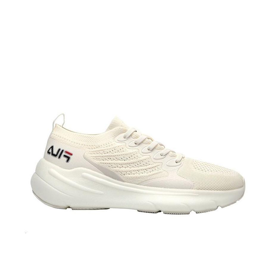 FILA Heritage-FHT Comfortable Fabric Low-Top Casual Running Shoes Men Sneakers White F12M131113FGJ