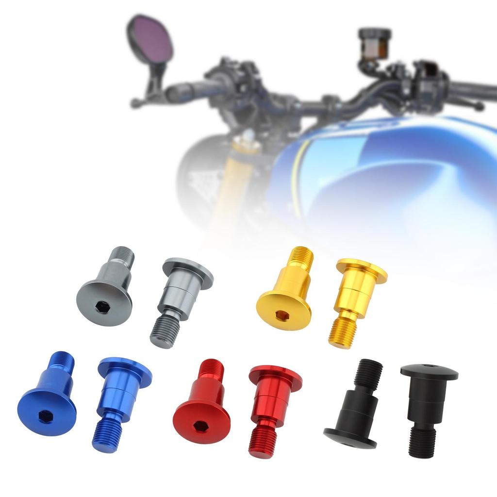 2 Stück Motorrad Spiegellochstopfen Adapter M16 Gewinde für Yamaha MT-09