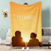 Classic love movies Titanic Throw Lightweight g Flannel Blanket Soft Skinfriendly for Summer Cooling