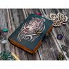 Wolf Handmade Leather Bound Journal Writing Notebook Diary Notepads for Men & Women Blank Antique Paper Poetry book crismas gift