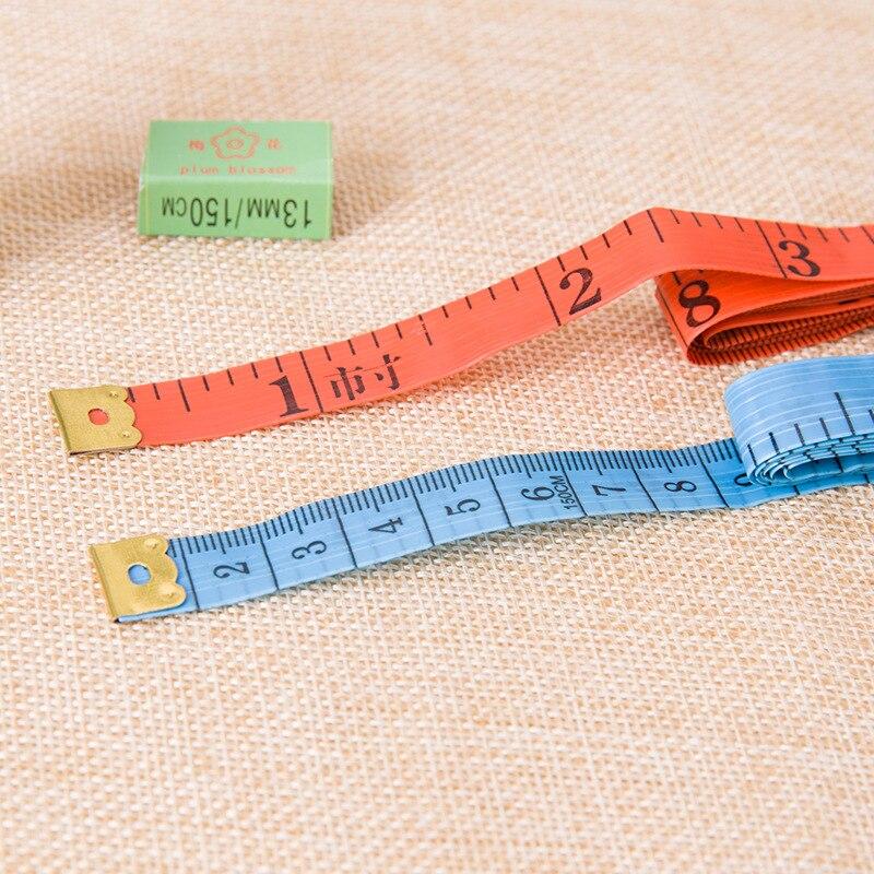 3 stk/parti Kroppsomkrets Målebånd Myk Linjal Søm Skredder Bånd Tilbehør Måleverktøy 60 tommer 1,5 m
