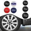 4Pcs 56/60/65mm Car Badge Wheel Center Hub Cap Sticker Accessories For Ford Fiesta Ranger Mondeo Fusion Escape Kuga Edge Mustang