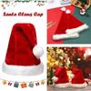 Universal Christmas Hat Thickness Red Santa Claus Cap Merry Christmas Classic Festival Supplies Party Cosplay