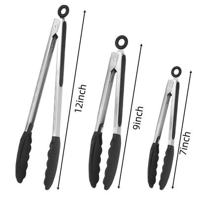 Hochtemperatur-Silikon Antihaft-Pfannenclips - Verbrühschutz, Edelstahl, für BBQ & Steak braten