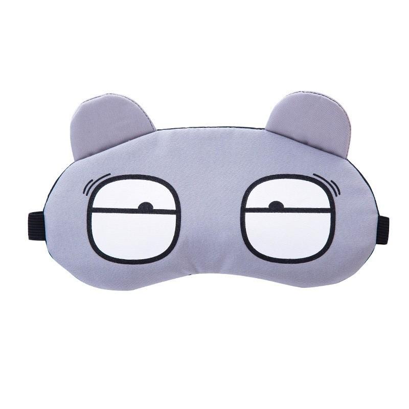 1PC Cute and breathable eye mask for both men and women, providing light blocking and eye protection to relieve eye fatigue.