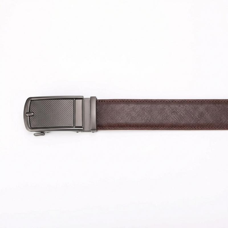 Men'S Automatic Buckle Cowhide Belt Men'S High-End High-End Versatile Belt Youth Belt