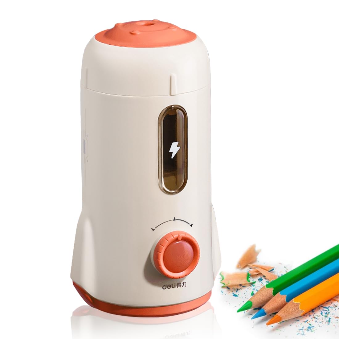 

Deli Электрическая точилка для карандашей Полностью совместима с карандашами и цветными карандашами Без отходов Автоматическая Идеально подходит для и Офиса Идеальный подарок для детей Точилка,