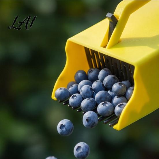 Handlicher Beerensammler mit Kamm Ergonomischer Griff Blaubeeren Himbeeren Fruchtsammelgerät Erntewerkzeug Schaufelwerkzeug für Obstgarten Farm