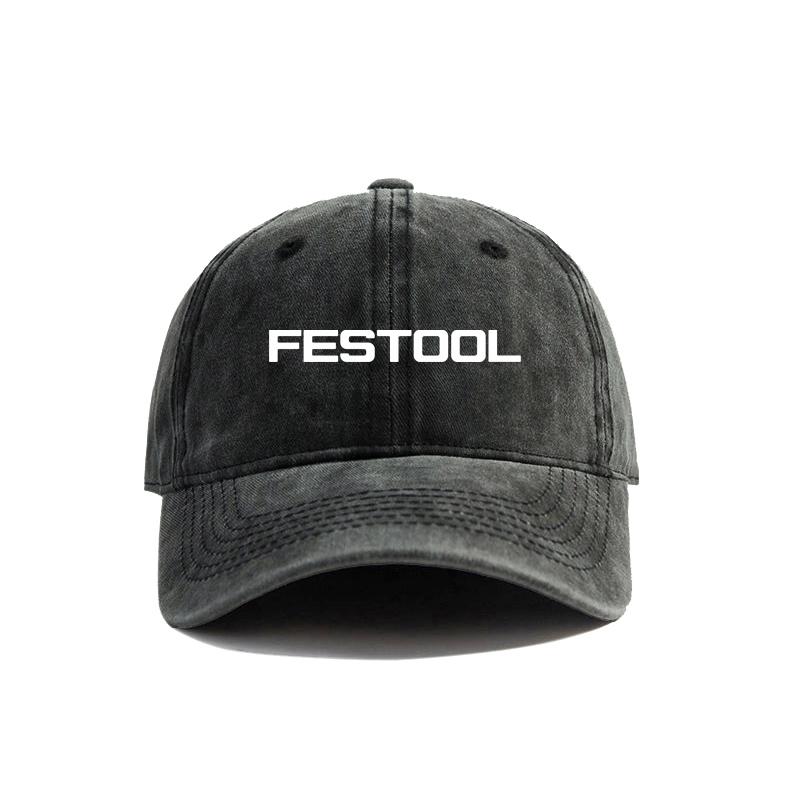 Festool Baseball Cap Distressed Hats Cap Unisex Retro Outdoor Summer Adjustable Hat MZ-135