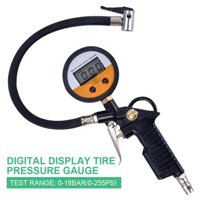 220PSI LCD Digitalanzeige Reifendruckmesser Überwachung Manometer Reifenluftdruck Aufpumplehre Tester Reifendruckmesser