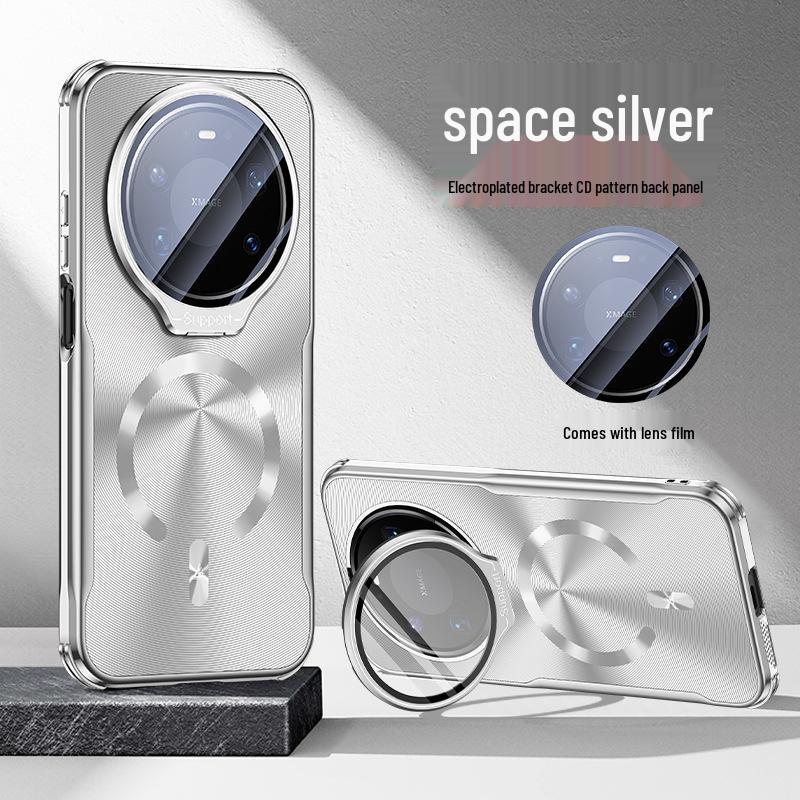 

Compatible Huawei Pura90p Phone Case: Mate80 Metal Lens Bracket with Magnetic Plating, Pura80 Protective Cover. Mate80/Mate80Pro Universal