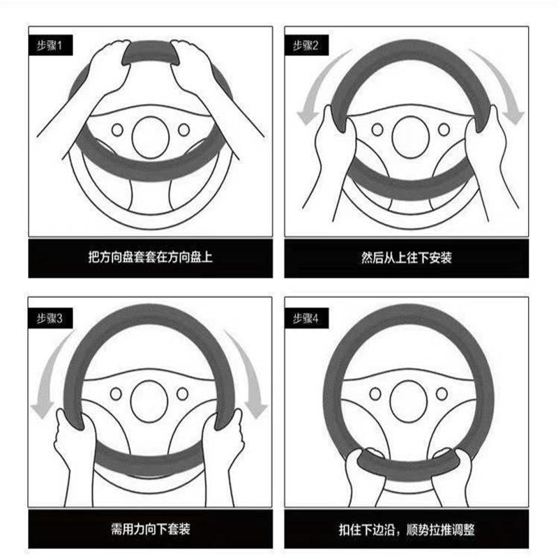 Car Sticker Car Steering Wheel Cover Microfiber Protection Cover For Chevrolet SS Z71 RT Captiva Colorado Cruze Spark Trax
