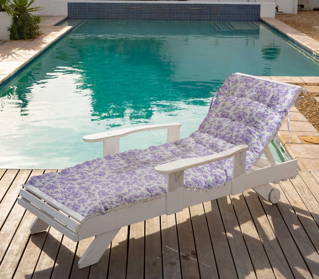 Vargottam Printed Rocking Chair Sofa Cushion With Ties  Chaise Recliner Quilted Thick Padded Seat Cushions Recliner Garden Outdoor