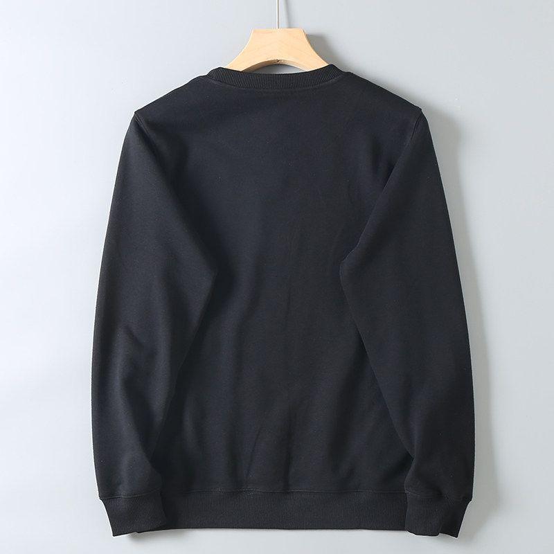 American-Style Heavy Vintage Letter Print Long-Sleeve Sweatshirt for Men, Loose Casual Crew Neck Pullover for Spring and Autumn
