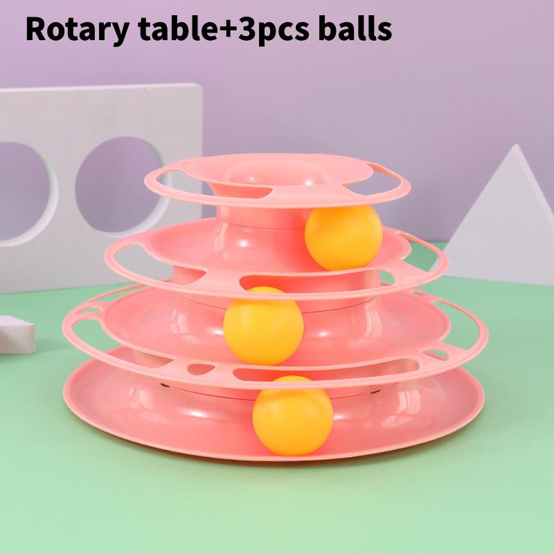 Play Toy Cat Six Tier Spin Platform Stimulating Exercise Entertainment Supplies