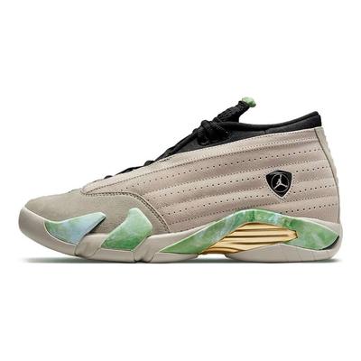 Aleali May x  Air 14 Retro Low SP Fortune Zapatillas para Mujer Marrón Arena Claro Blanco DJ1034-200
