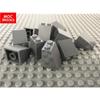 100pcs MY OWN CREATION Blocks Dark Gray White Slope 2X2X2 3678 Learning Add-Ons Assembled Building Blocks Children Playthings