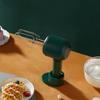 Mixer electric de mână fără fir cu 2 teluri 1200mAh USB reîncărcabil portabil din oțel inoxidabil