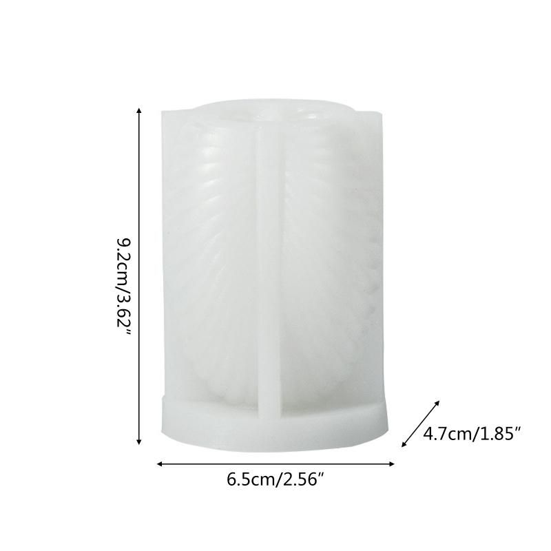 Candle Silicone Mould 3D Seashell Shaped Epoxy Resin Mold for DIY Candle Making Handmade Crafts Home Decoration