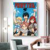 1pc Anime Fairy Tail Poster Sticker Print Waterproof Wall Art For Living Room Bedroom Home Decor