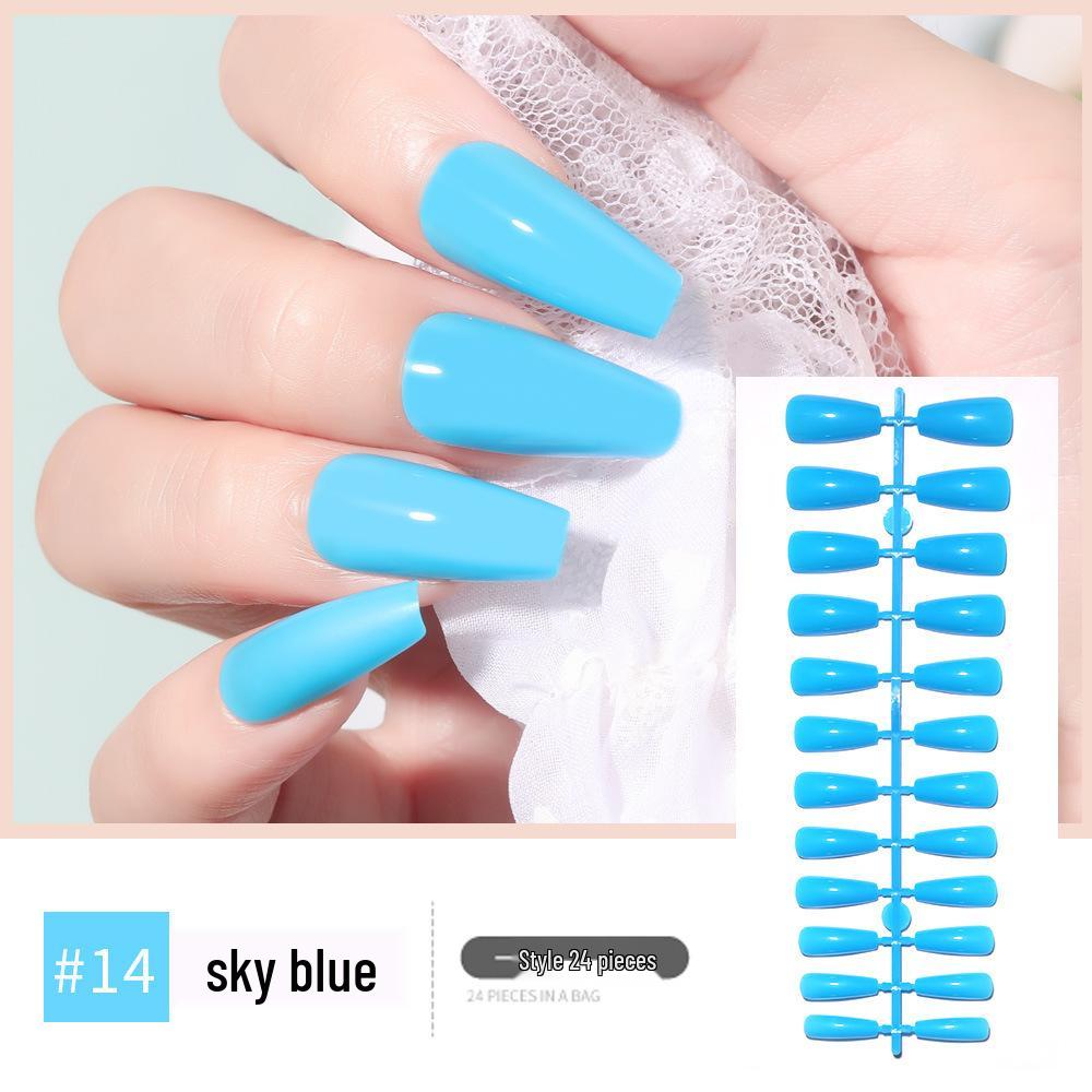 

Ballet Long Glossy Reusable Wearable Nail Stickers