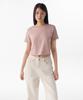 MUSINSA STANDARD WOMAN Women'S Crew Neck Crop T-Shirt [Desert Pink]