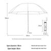 Deli LY510 Reinforced All-Weather Umbrella