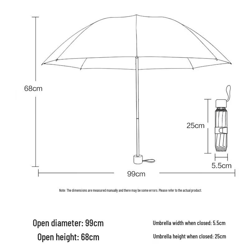Deli LY510 Reinforced All-Weather Umbrella