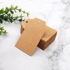 Trapezoid 4x7cm Kraft Paper Blank Hang Tag for Clothing, Baking, Packaging, or Decoration