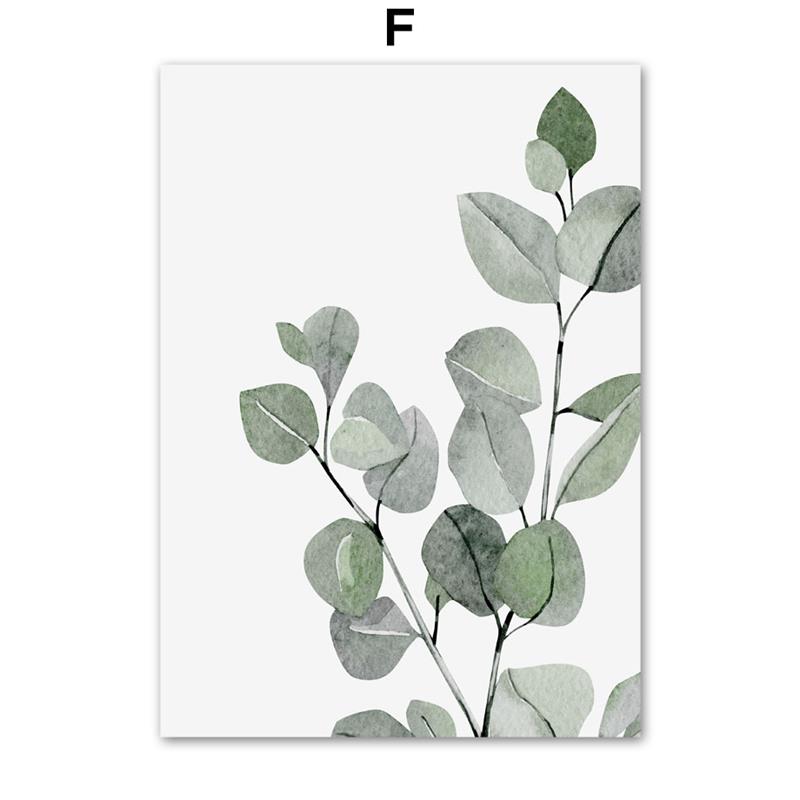 

Туманный лес, цветок пиона, сочные листья, плакаты на скандинавскую тему и принты, настенная живопись на холсте, настенные панно для декора гостиной 21x30cm No Framed