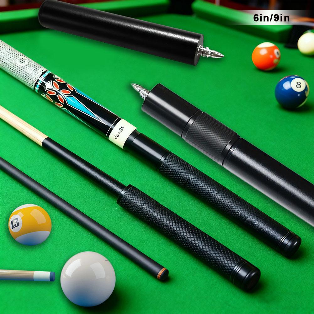 6/9 Inch Telescopic Metal Pool Cue Extension - Professional Extender for American Billiard Cues