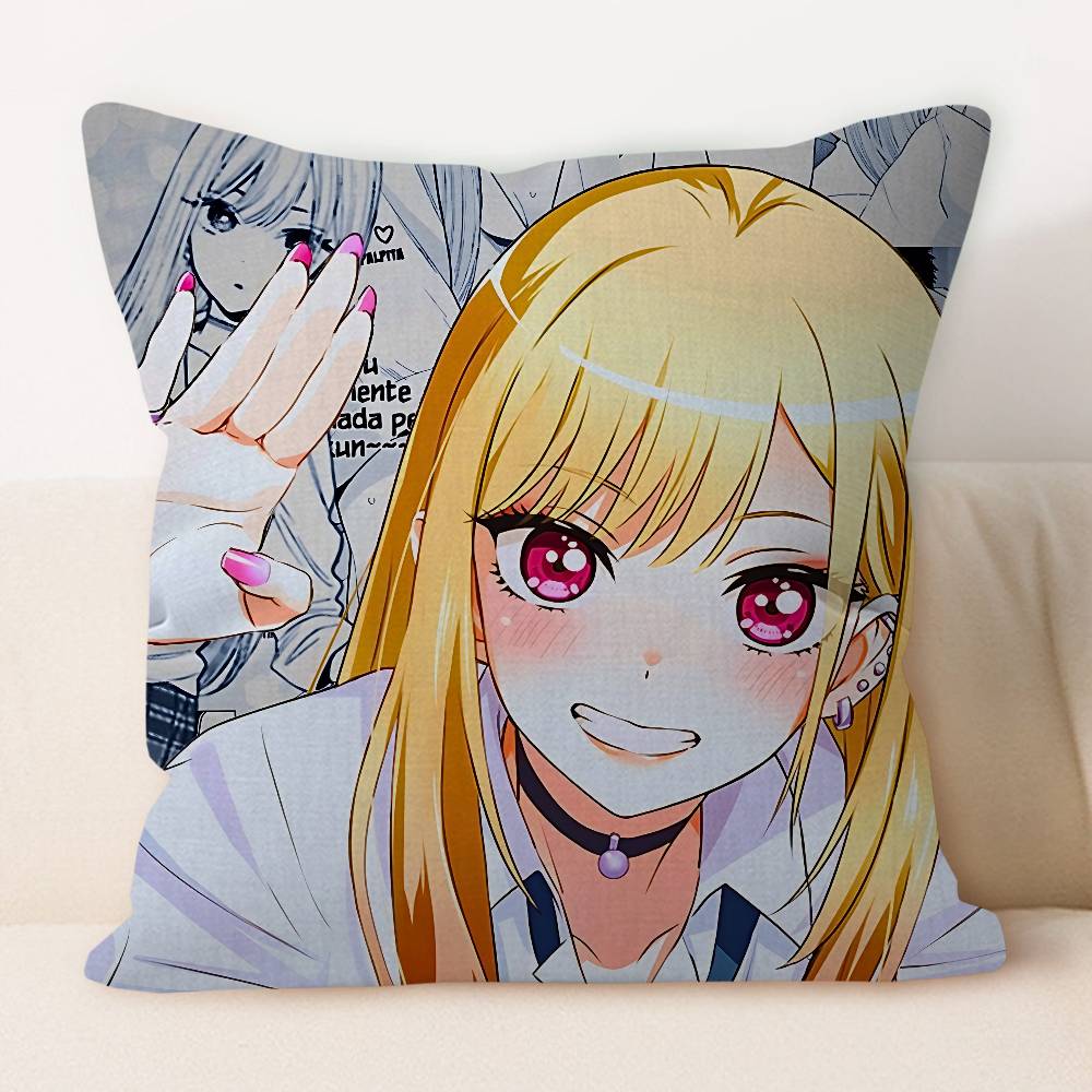 M-Marin Kitagawa Office Cushion Pillowcase Car Cushion Cover45X45CM Lumbar Pillowcase Sofa Pillowcover