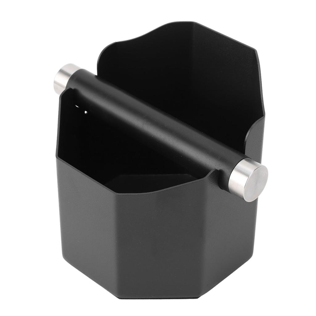 Coffee Ground Knock Box Stainless Steel Small Coffee Knock Box for Home Kitchen Countertop
