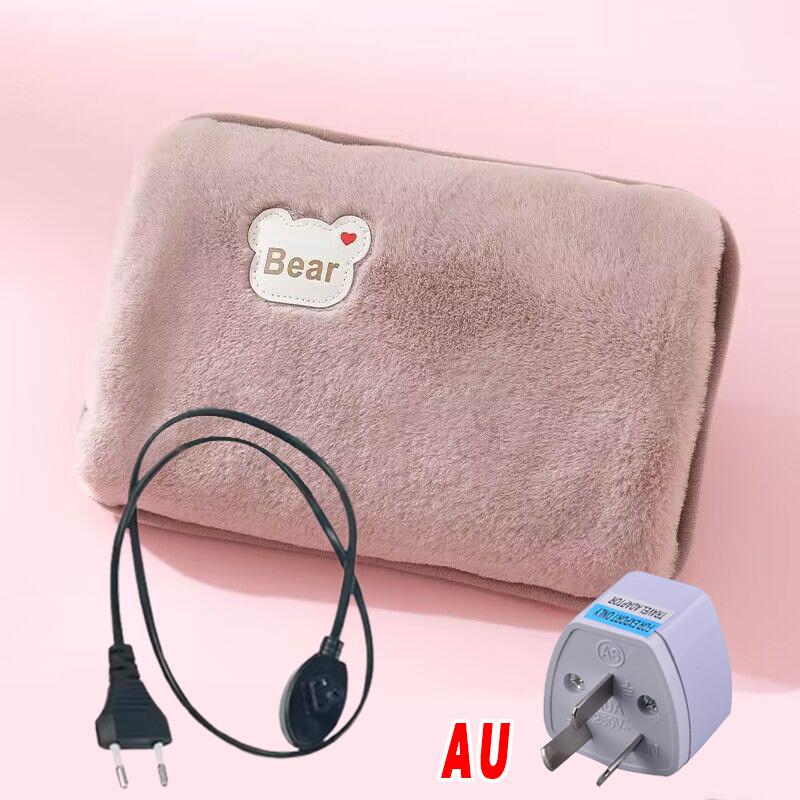 Rechargeable Electric Hot Water Bag Soft Winter Hand Warmer Home Heater Reusable Bottle EU Plug Portable Pocket Warmer Office