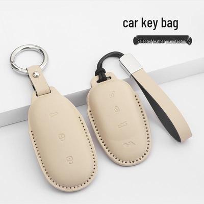 Leder-Schlüsselabdeckung für Li Auto L6/L7/L8/L9 - Vollschutz-Fernschlüsselhülle.