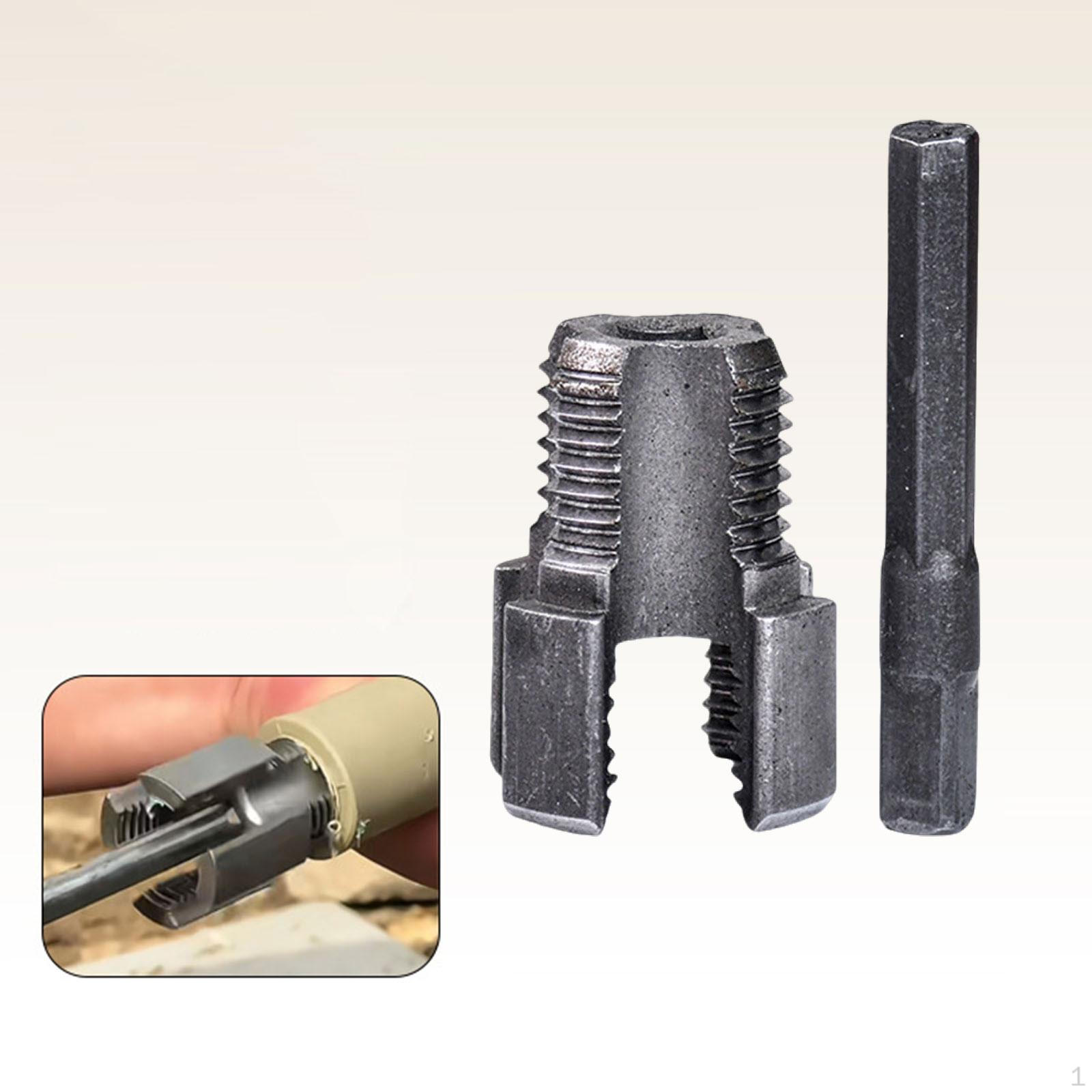 

Ppr Tube Threader Plumber Tool Essential Многофункциональный многоразовый открыватель резьбы Внутренний 3.4x2.6x2cm