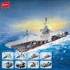 Bloques de Construcción CNS Fujian Colección Militar China Modelo Portaaviones Juguetes Ensamblados Hechos a Mano Regalo de Cumpleaños