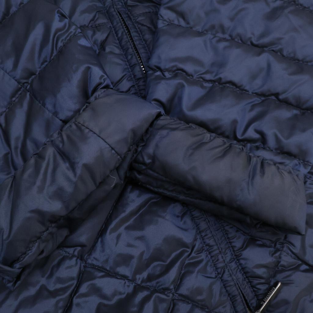 Max Mara Navy Nylon Quilted Down Jacket Jacket 38 NavyUsed