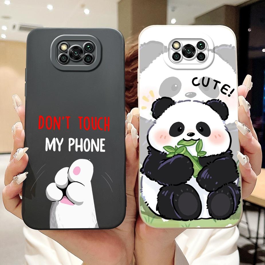 For Xiaomi Poco X3 NFC Case PocoX3 Pro Cute Funny Cartoon Cover Soft Silicone Case For Xiaomi Poco X3 Pro PocoX3 NFC Shell Coque