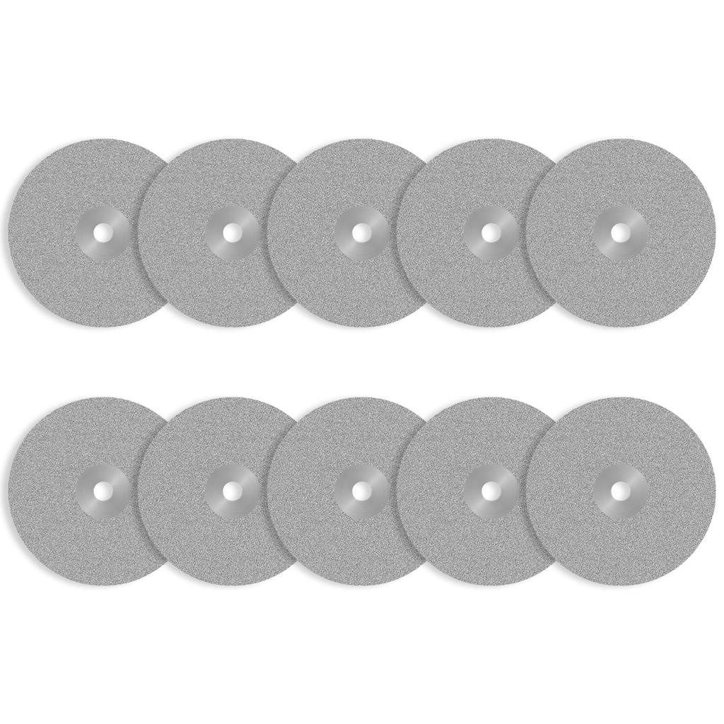 2/10Pcs Drill Bit Sharpening Disc Flat Lap Grind Wheels Multipurpose Drill Bit Grinding for High Speed Steel Twist Drill Bit