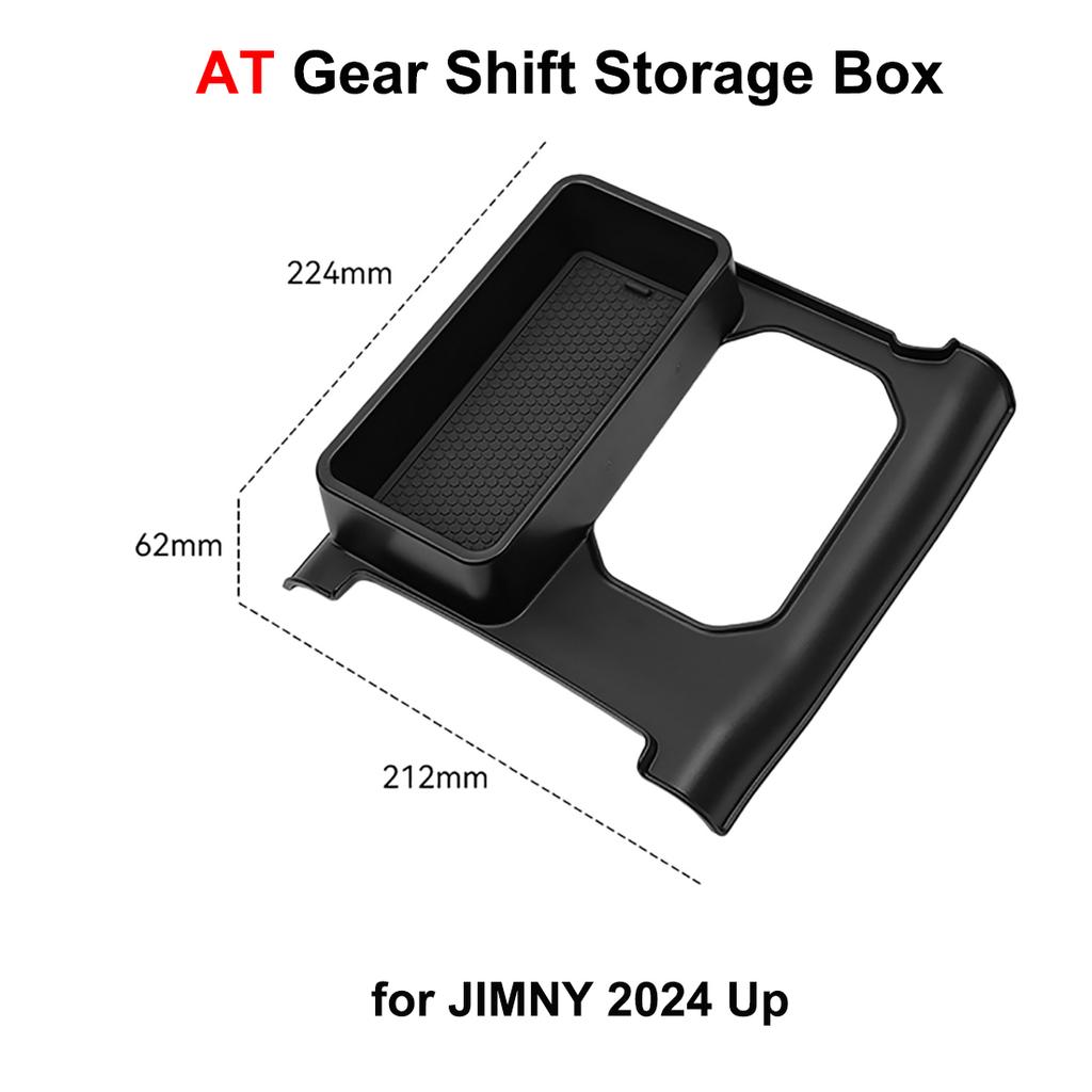 Car Gear Shift Storage Box Organizer Tray Cup Holder AT Model for Suzuki Jimny 2019-2026 Stowing Tidying Interior Accessories