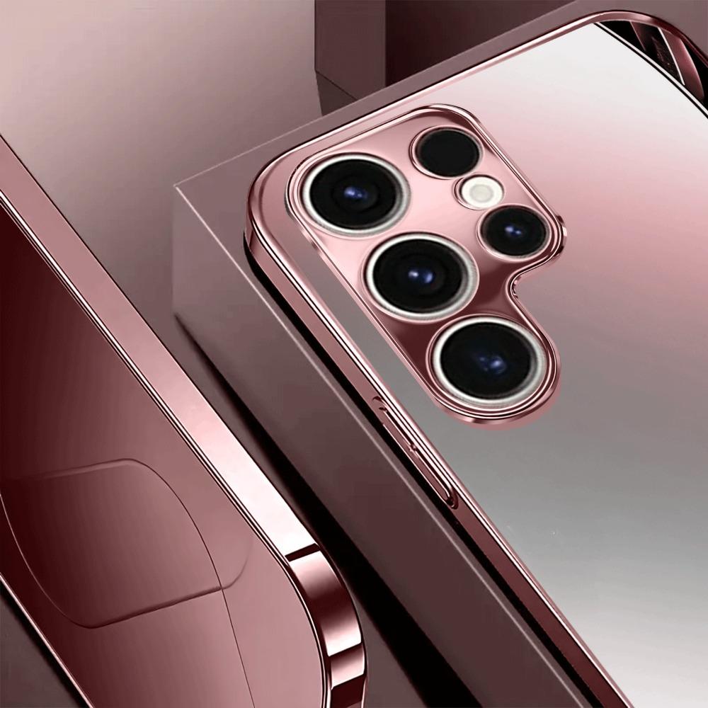 Carcasă de telefon din sticlă cu model liniar potrivită pentru Samsung Galaxy S26 S25 S24 S23 S22 S20 FE/Ultra/Plus capac spate anti-cădere