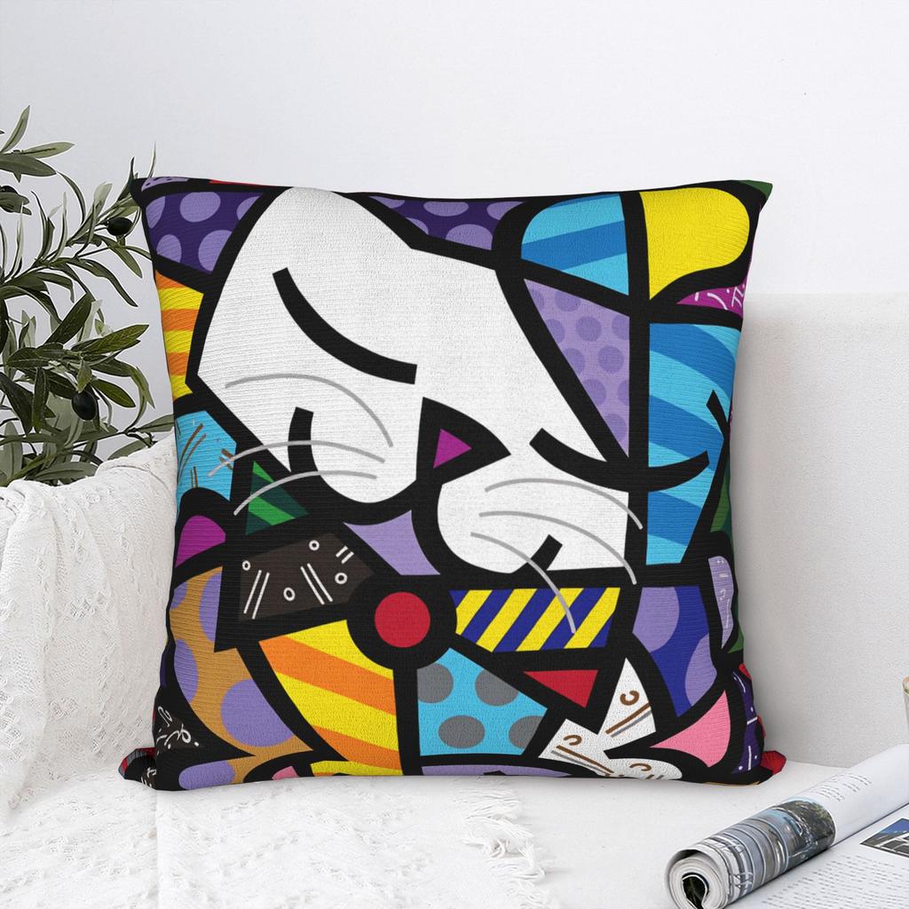 Brittos Art Rabbit Dog Heart Jesus Pillow Cover Comfy Cushion Cover Novelty Pillow Case For Living Room Chair