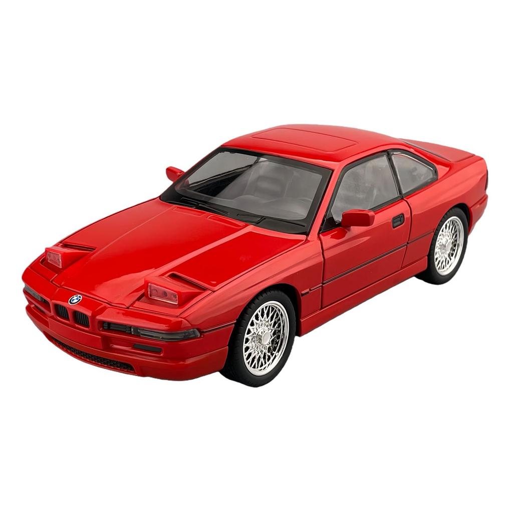 ENN 1:24 Csl850 Simulation Alloy Sports Car Model Sound and Light Pull Back Retro Car Model