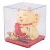 Solar Waving Cat Innovative Cute Solar   Cat Solar Powered Fortune Cat with Transparent Cover for Car Dashboard Cashier Desk Store