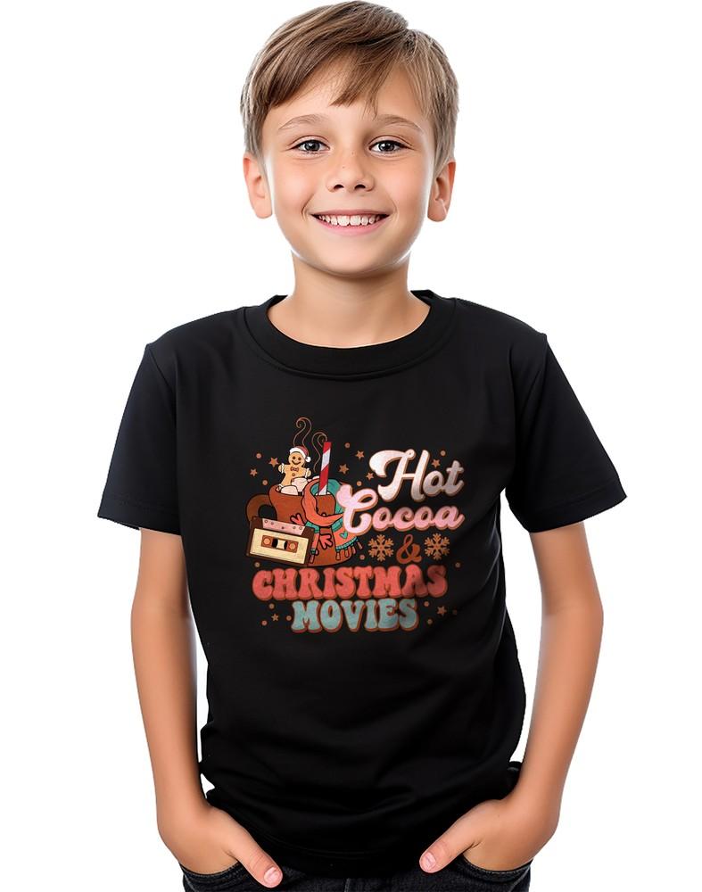 Hot Cocoa and Movies t-shirt - Funny and Cozy! 100% cotton, Funny t-shirt, Unisex