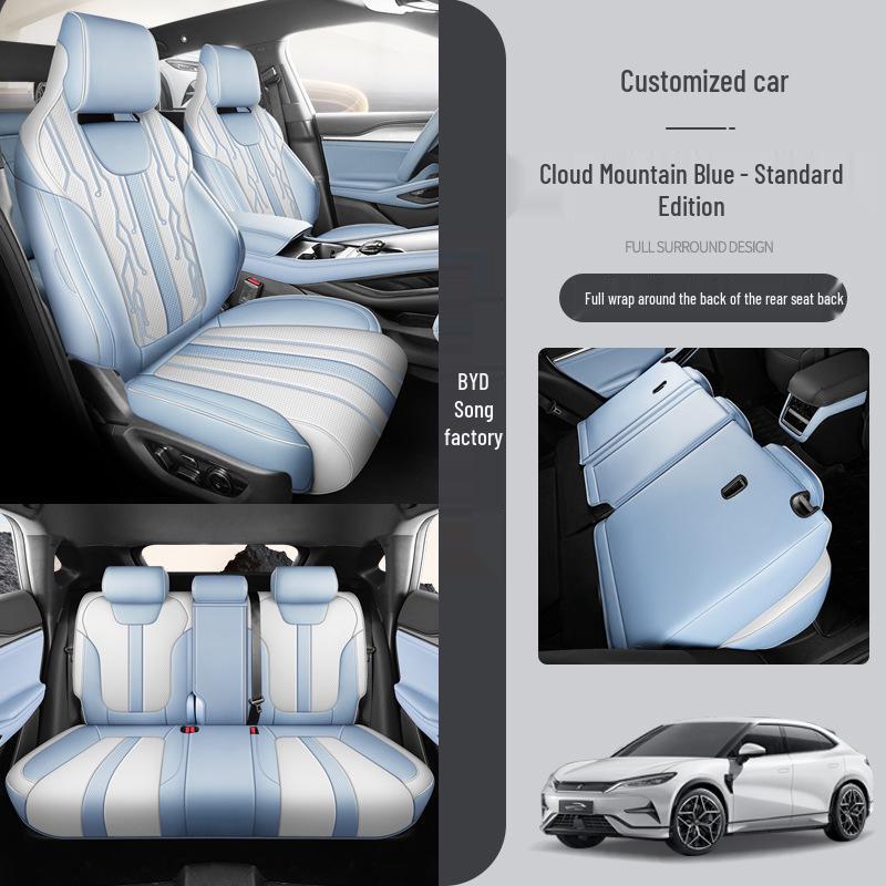 BYD Song L Five-Seat Leather Car Seat Cushion - Four Seasons