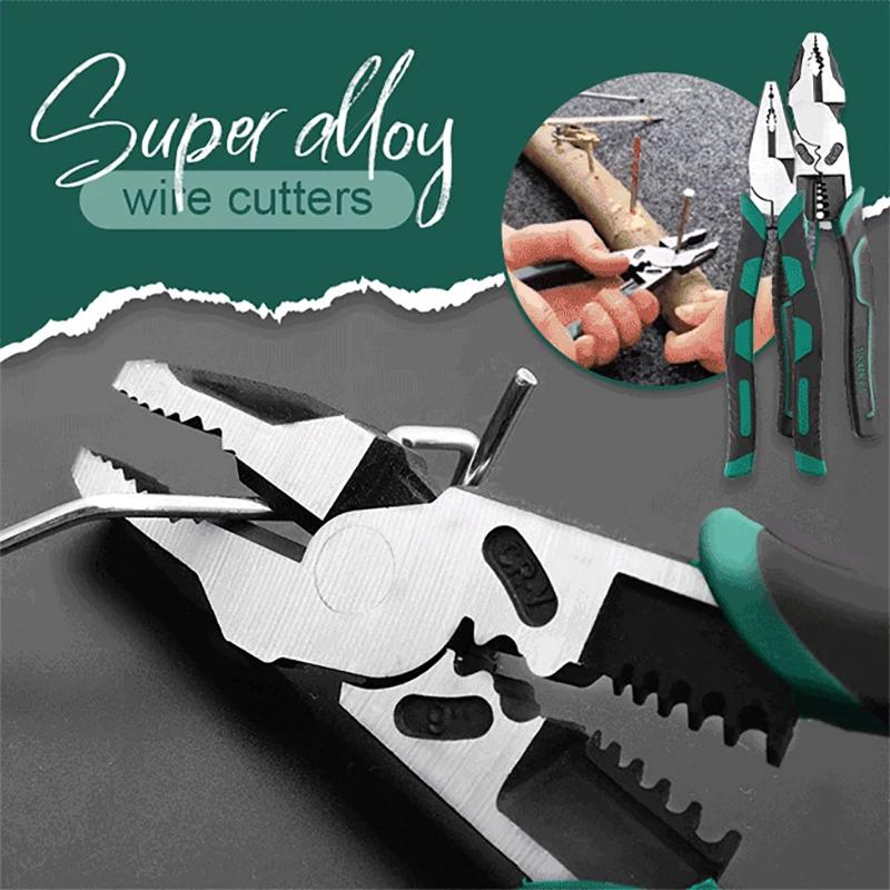Universal Multifunctional Pliers Set - Diagonal & Needle Nose Wire Cutters for Electrician Hardware Repair Tools